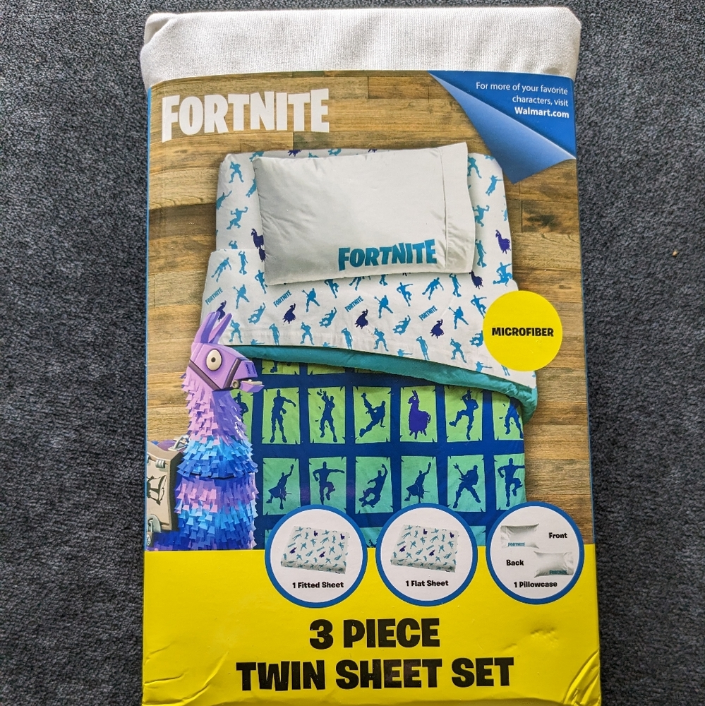 Nwt Fortnite Twin sheet set